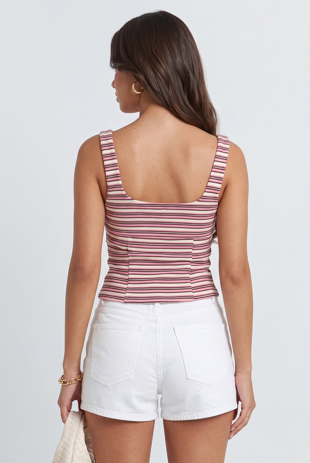 Wild Paloma Striped Vest Top