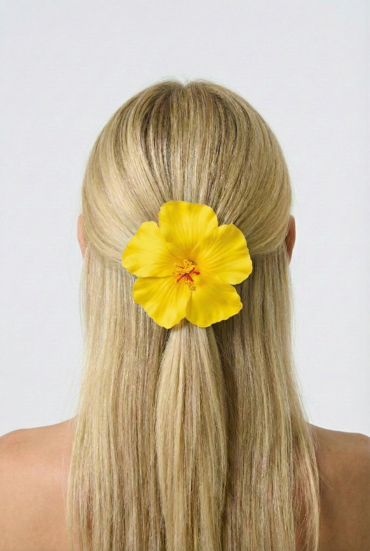 Hibiscus Flower Hair Clip