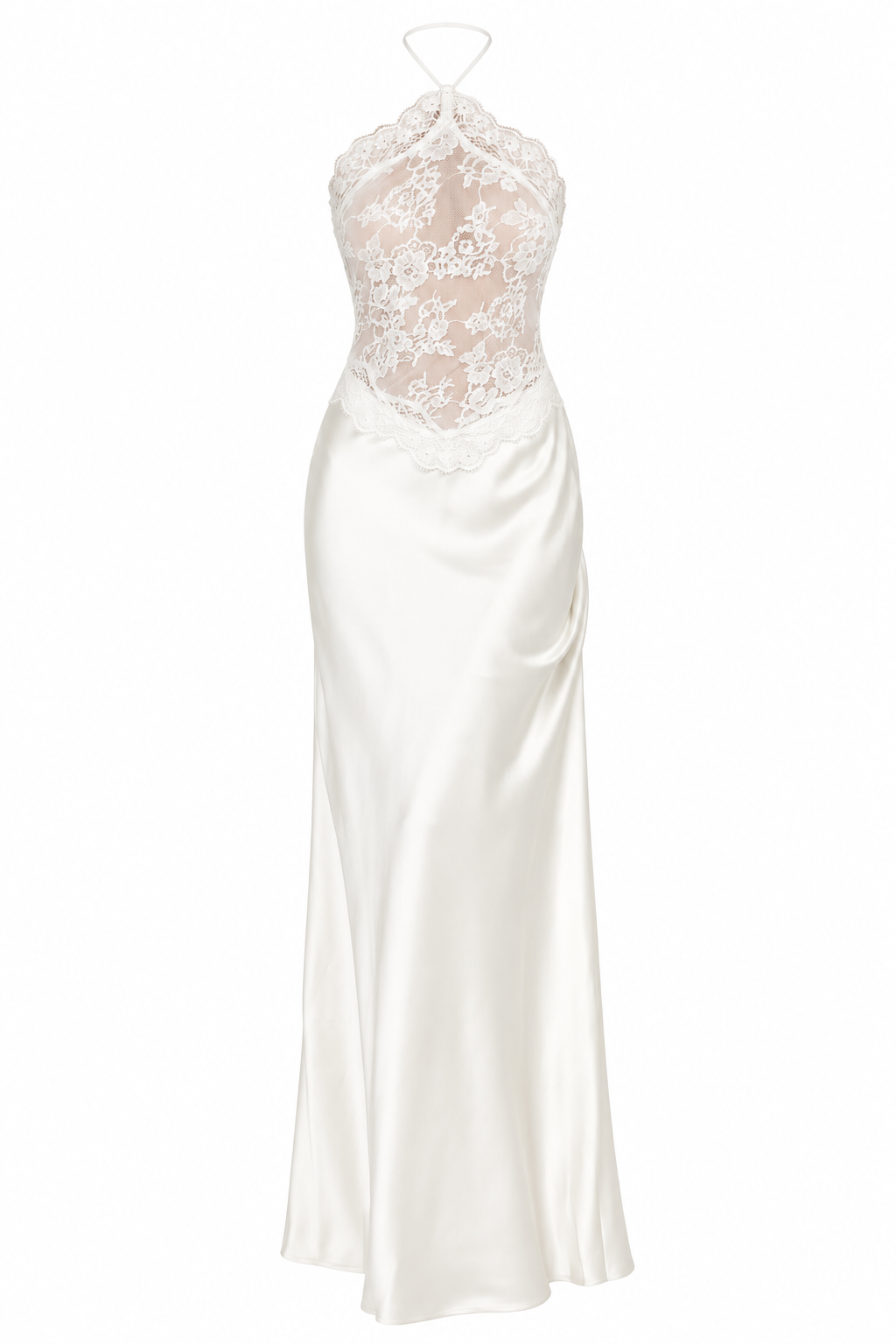 Nihi Lace Halter Maxi Dress