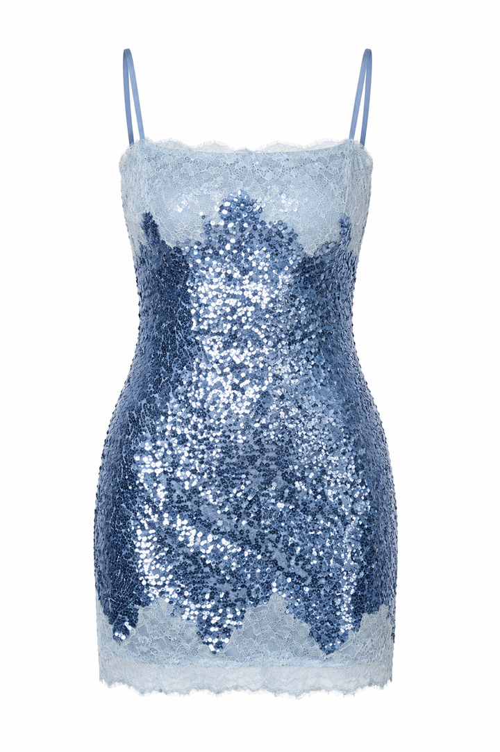 The Show Must Go On Sequin Mini Dress