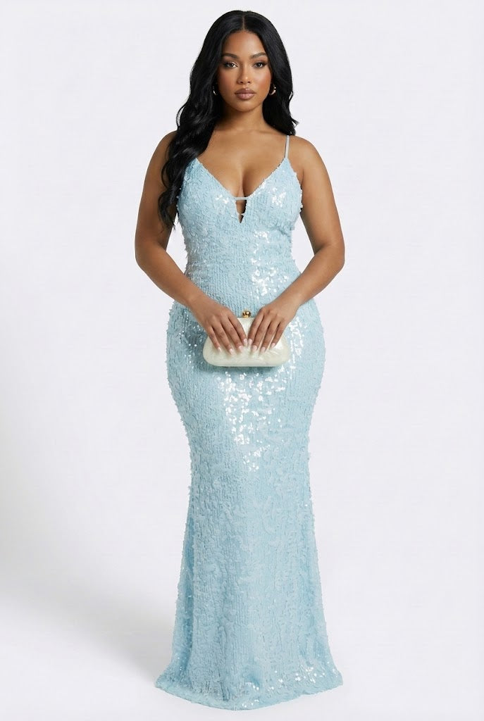 Envy Me Sequin Maxi Dress – Lithologie Co