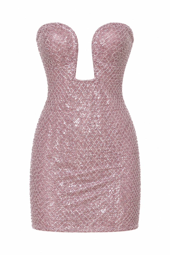 NYC Rooftop Sparkle Mini Dress