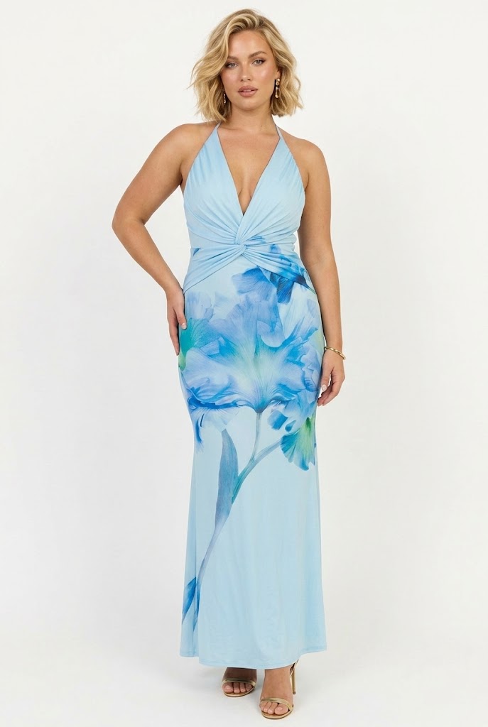 Nerissa Halter Maxi Dress