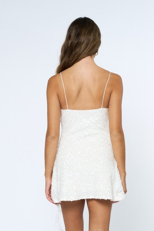 Party Shimmer Sequin Mini Dress
