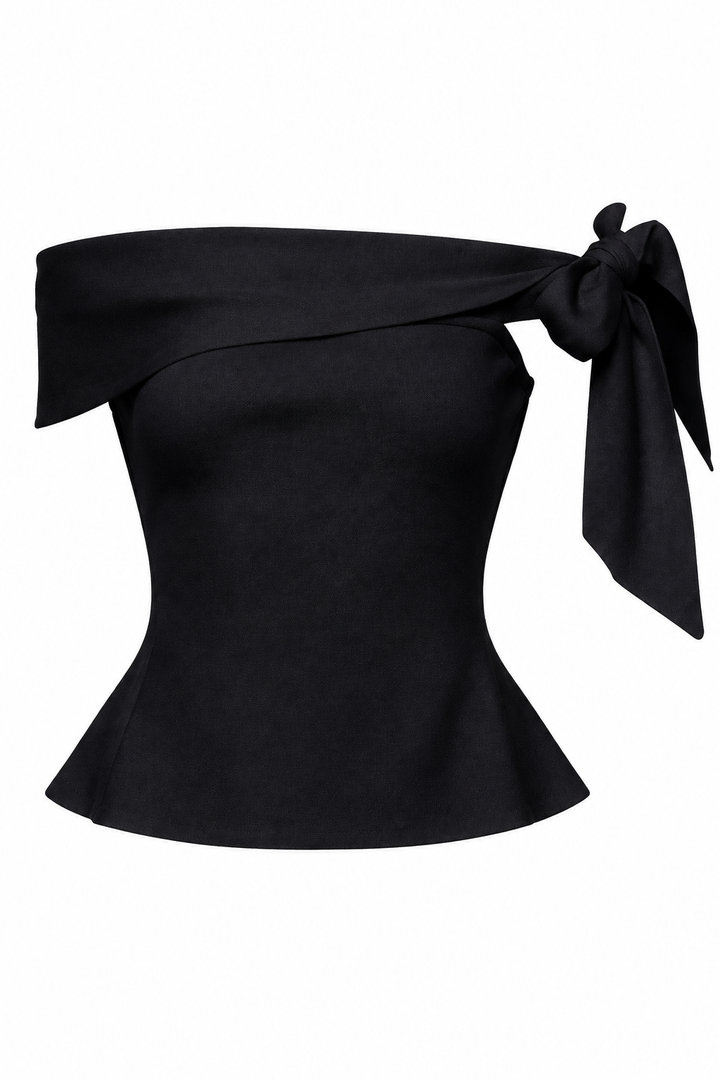 Tied Up in Paris Bow Top