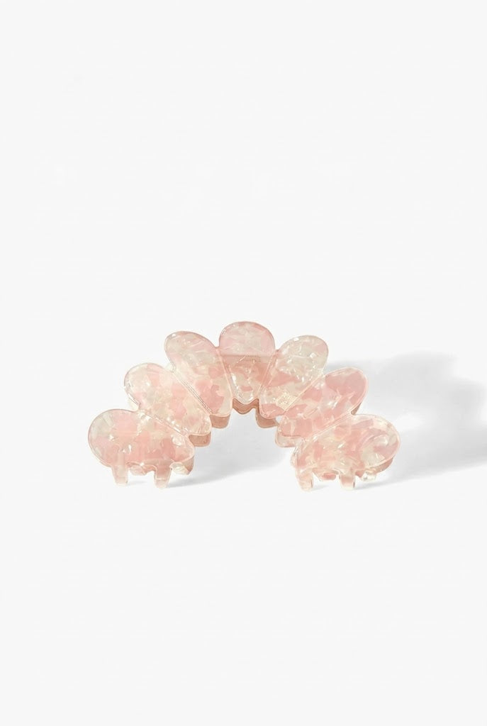 Marbled Petal Claw Clip