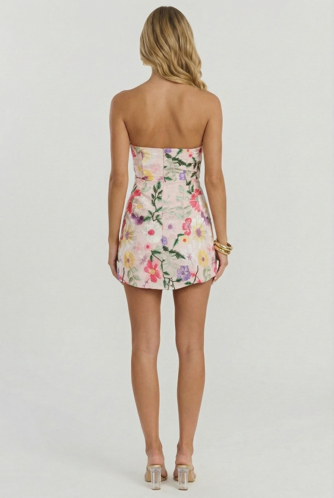 Birthday in Positano Floral Mini Dress