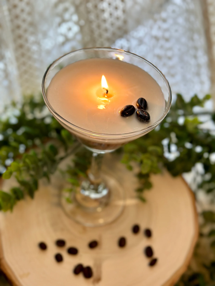 Espresso Martini Glass Candle