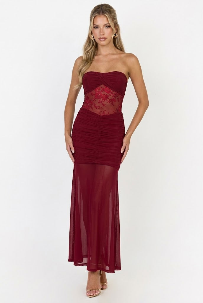 Rome at Midnight Maxi Dress