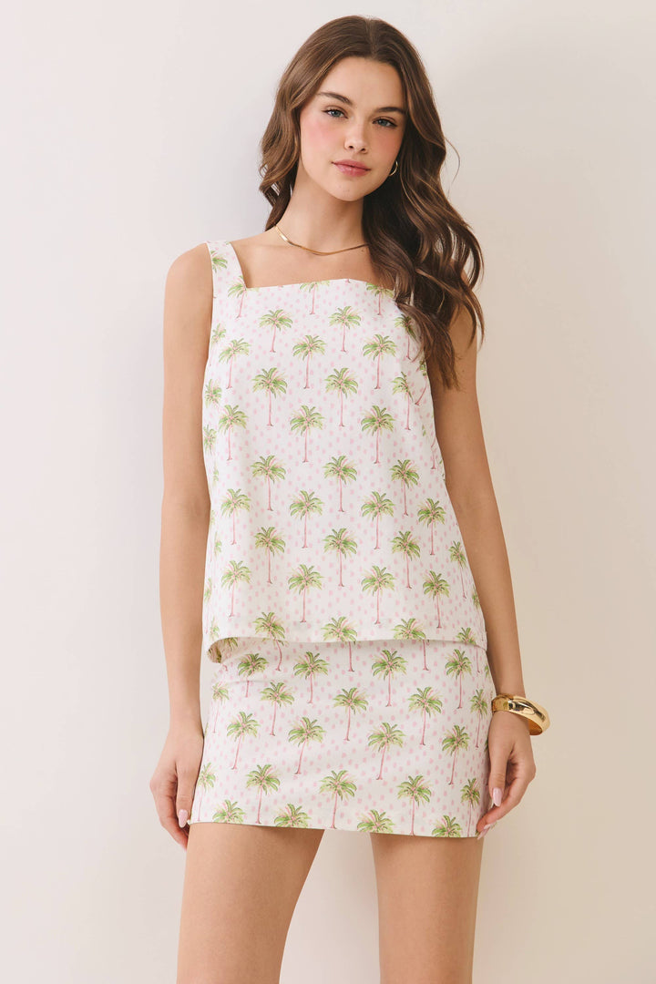 Cabana Club Square Neck Top