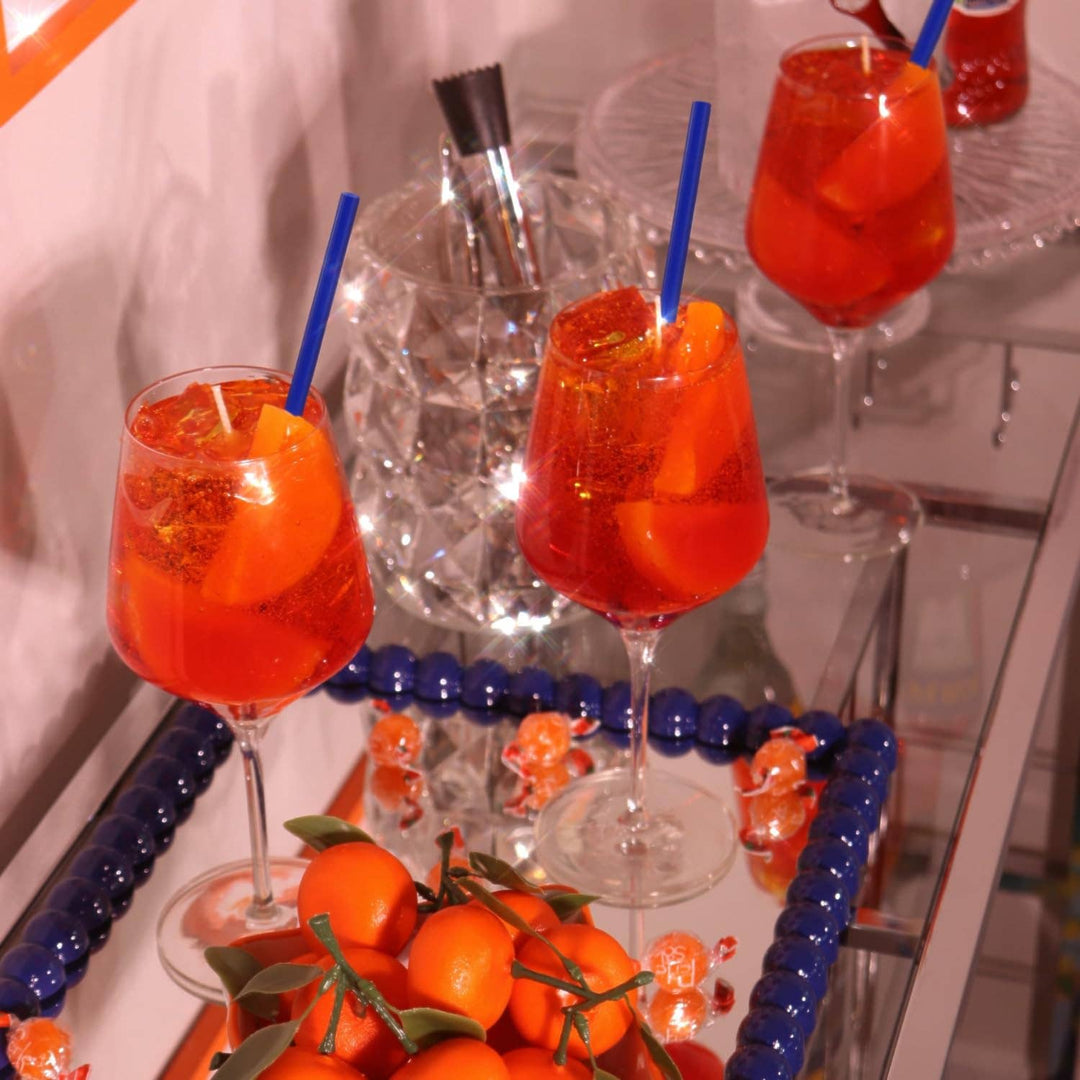 Aperol Spritz Candle