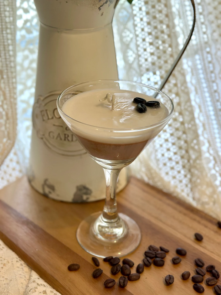Espresso Martini Glass Candle