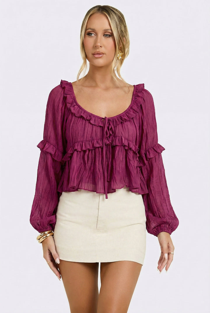 Can’t Ruffle Me Blouse