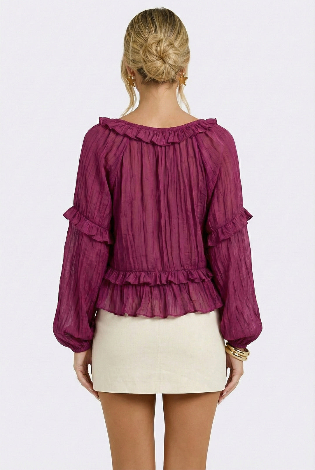 Can’t Ruffle Me Blouse