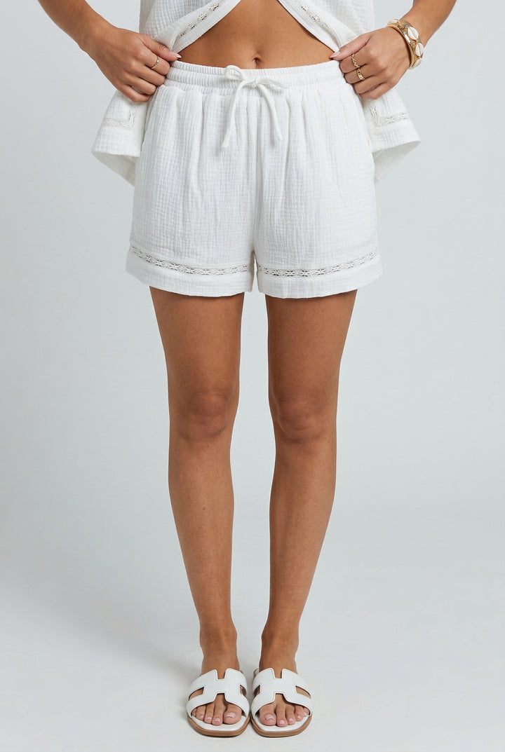 Cotton Lace Villa Shorts