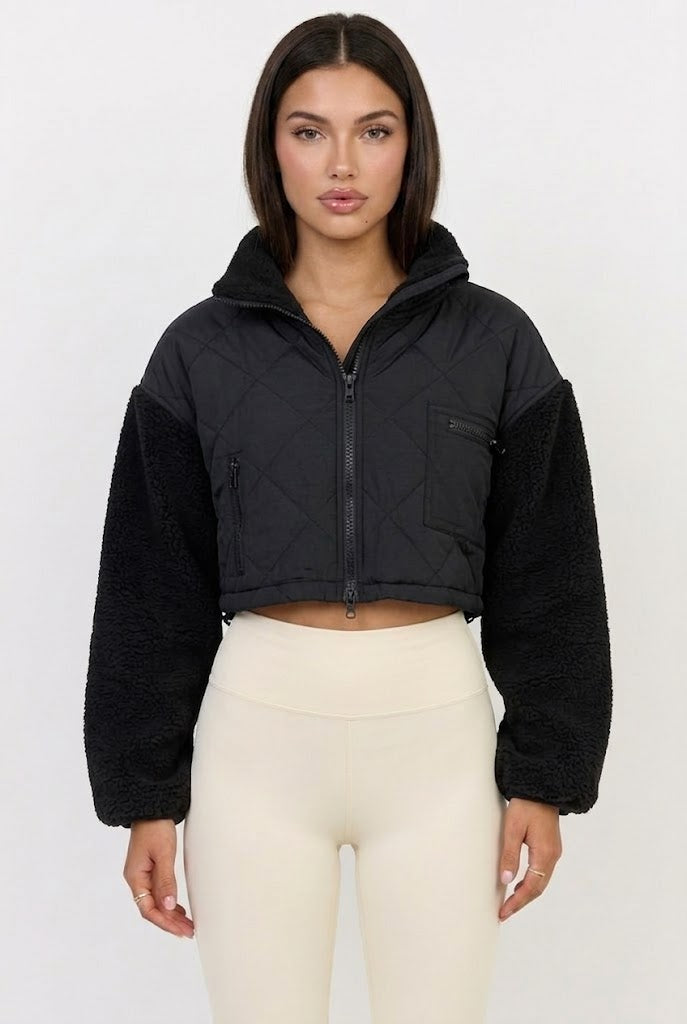 Jetset Quilted Crop Jacket
