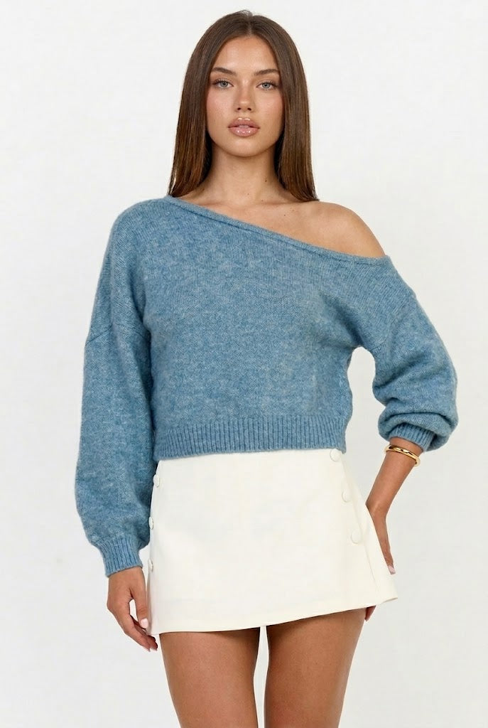 Off Cue Knit Sweater