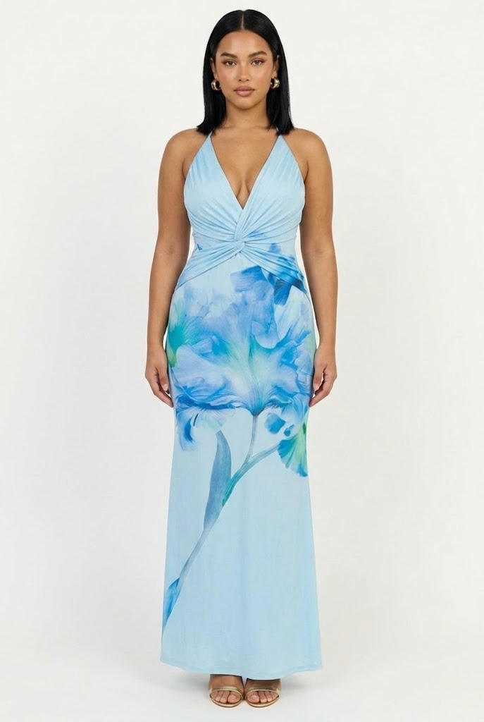 Nerissa Halter Maxi Dress
