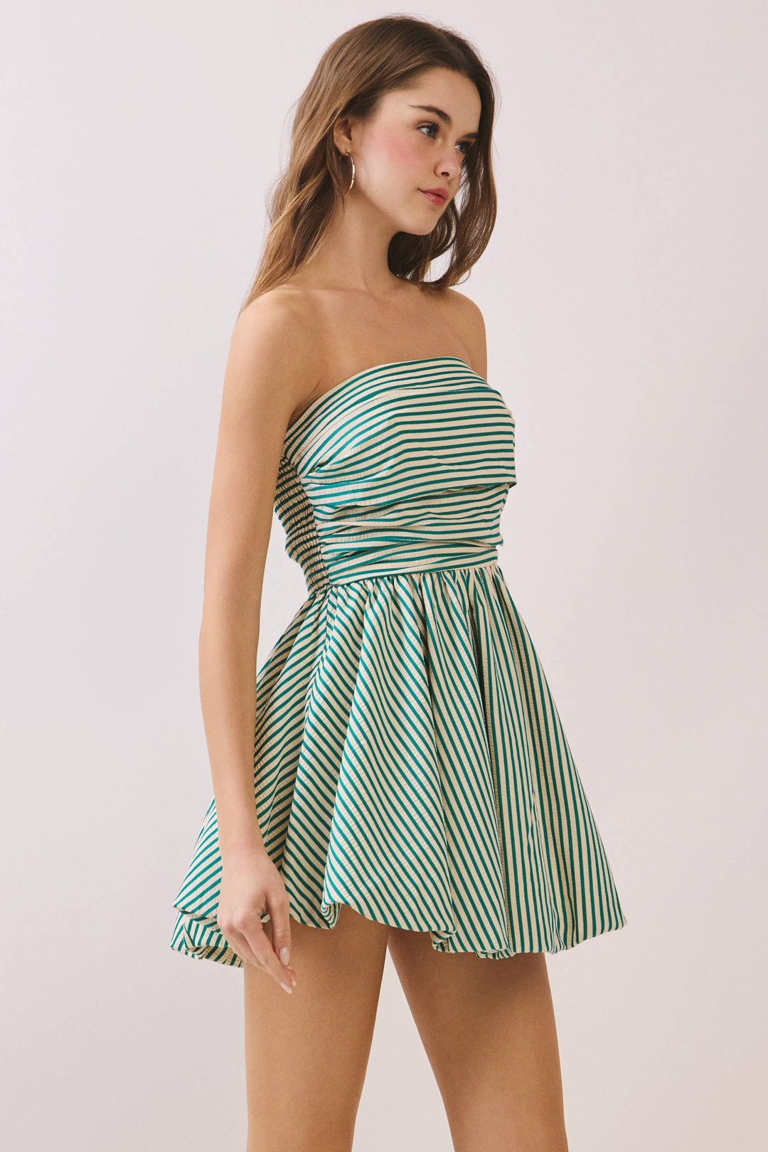 Taffy Striped Mini Dress