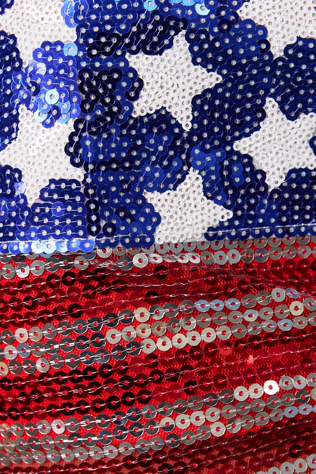 Stars & Stripes Sequin Mini Skirt