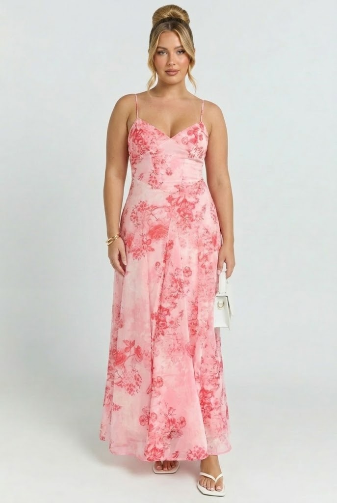 La Vie en Rose Maxi Dress