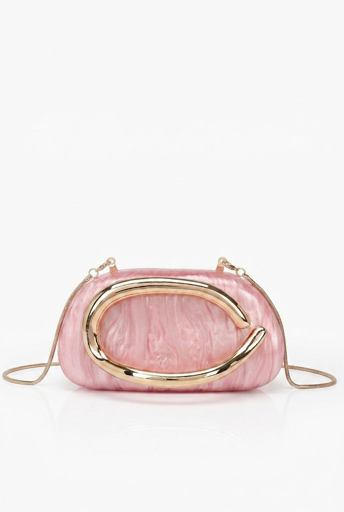 Blush Gloss Mini Clutch