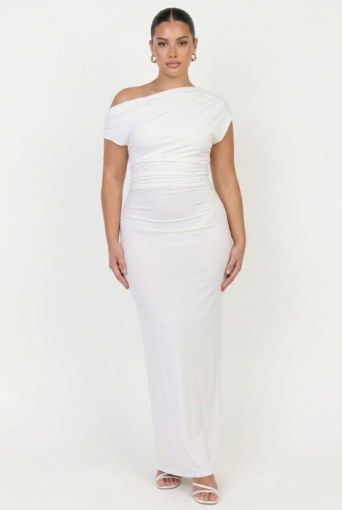 Ocean View Evening Maxi Dress