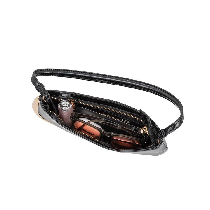 Melie Bianco Sade Black Shoulder Bag