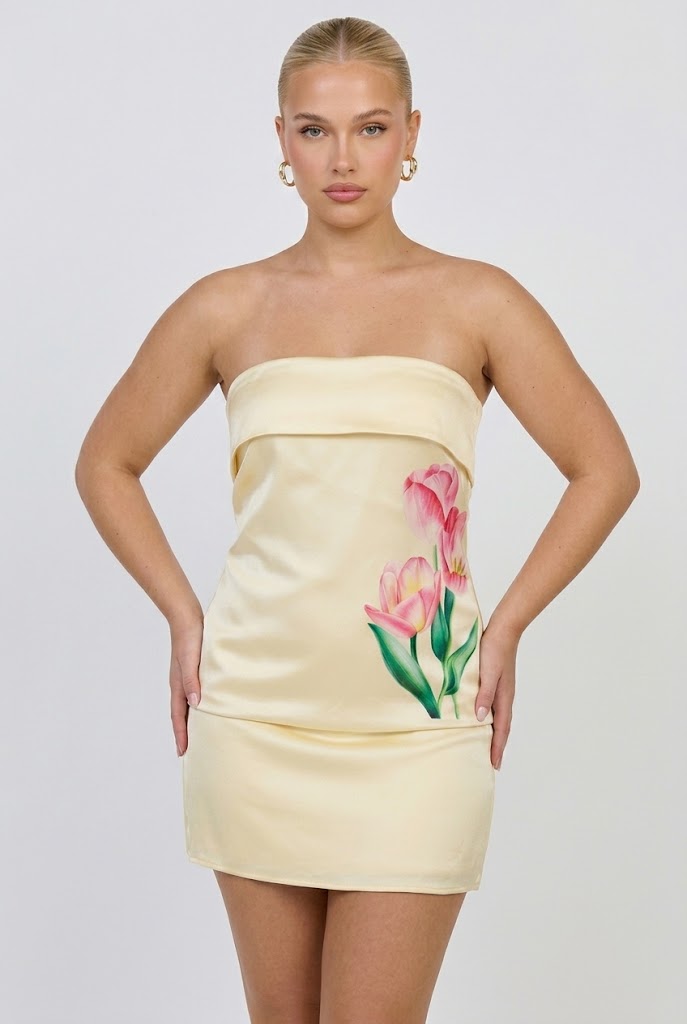 Seen in Capri Strapless Top