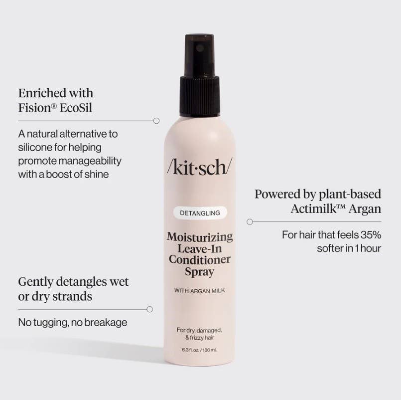 KITSCH Moisturizing Argan Milk Leave-In Conditioner