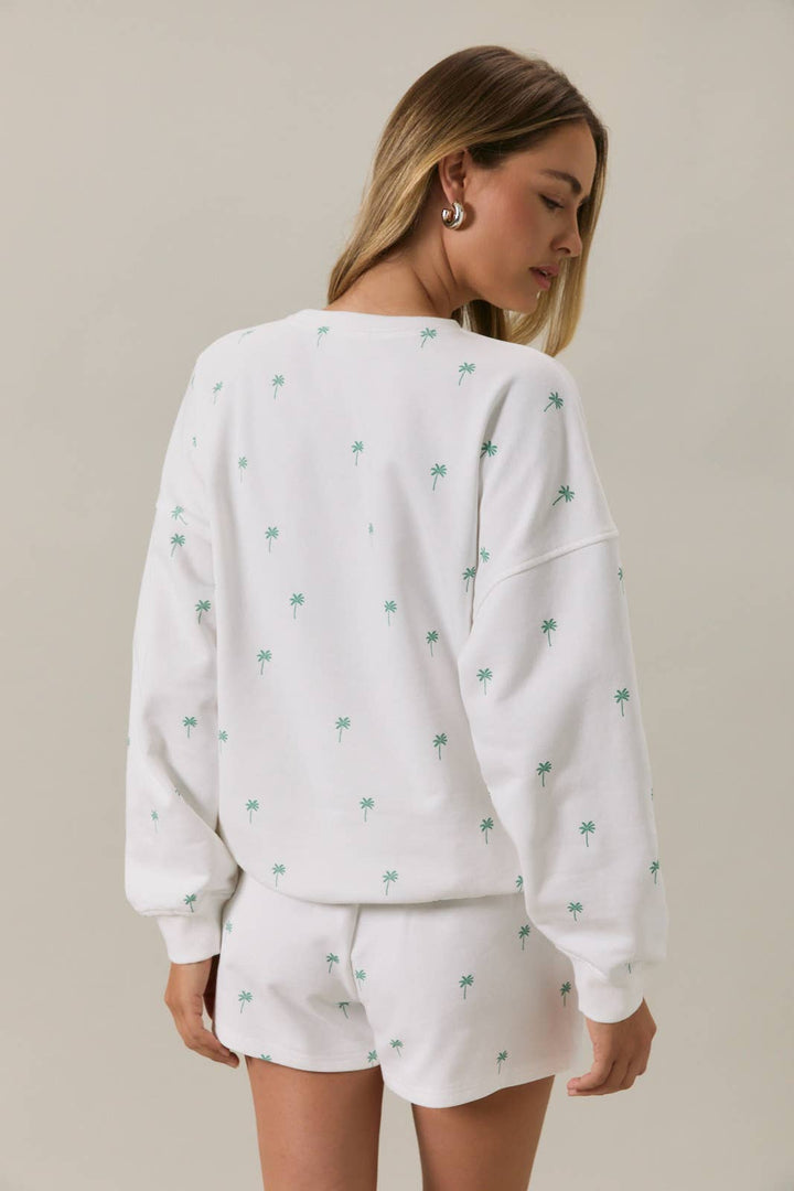 Newport Coast Palm Sweatshirt