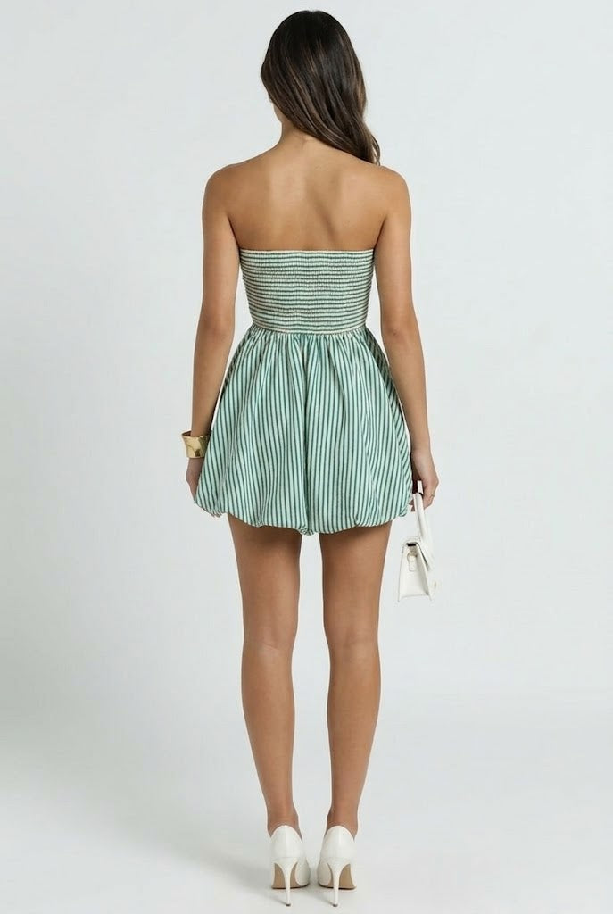 Taffy Striped Mini Dress