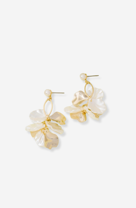 Lumière Petal Dangle Earrings