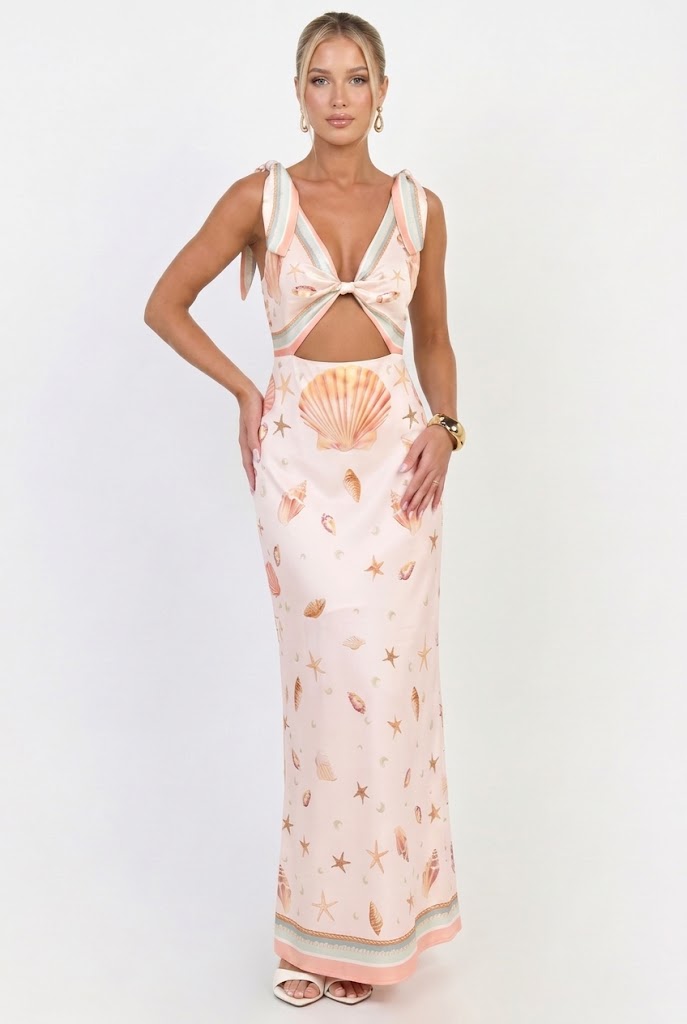 Shell Shine Maxi Dress