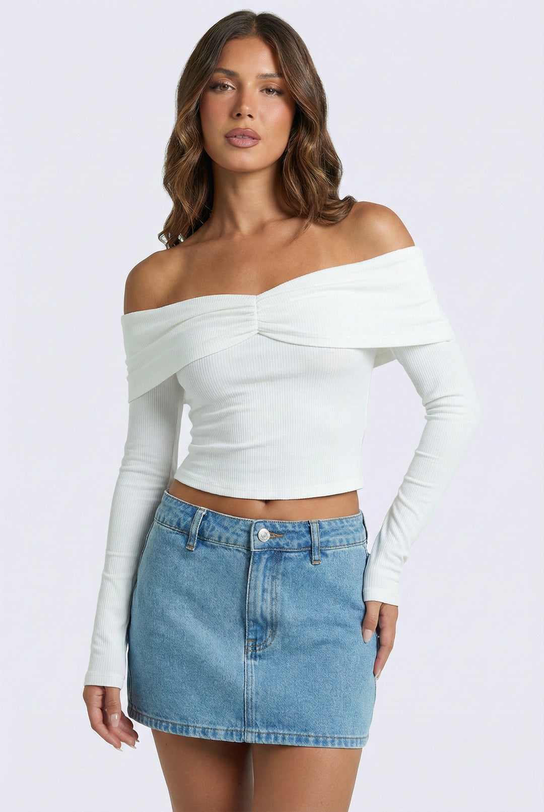 Elegant Off The Shoulder Top