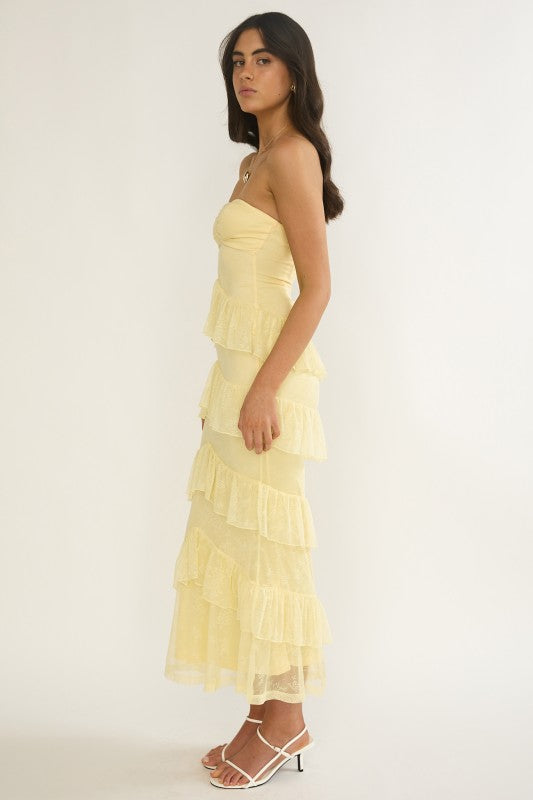 Dulce Dreams Lace Maxi Dress