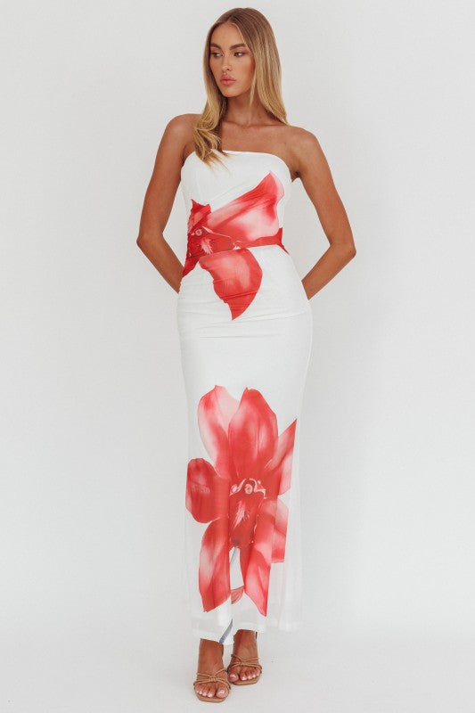 Villa Arrival Floral Maxi Dress