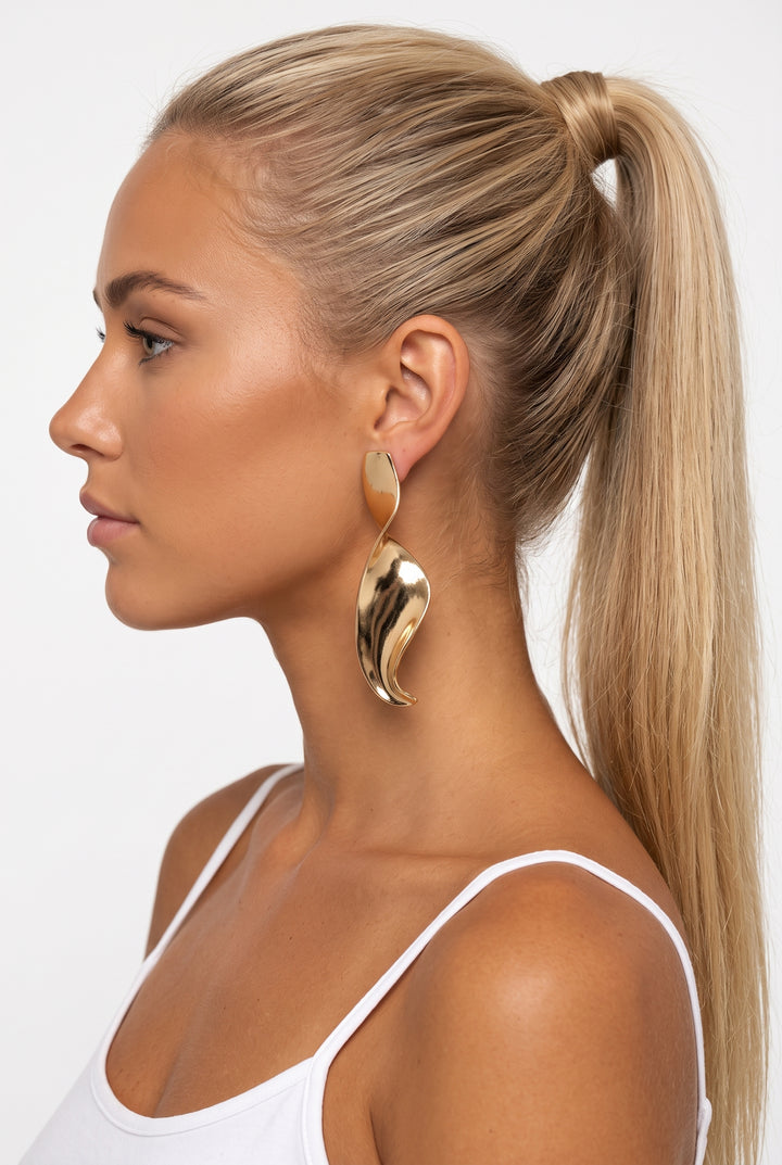Fluid Drop Earrings