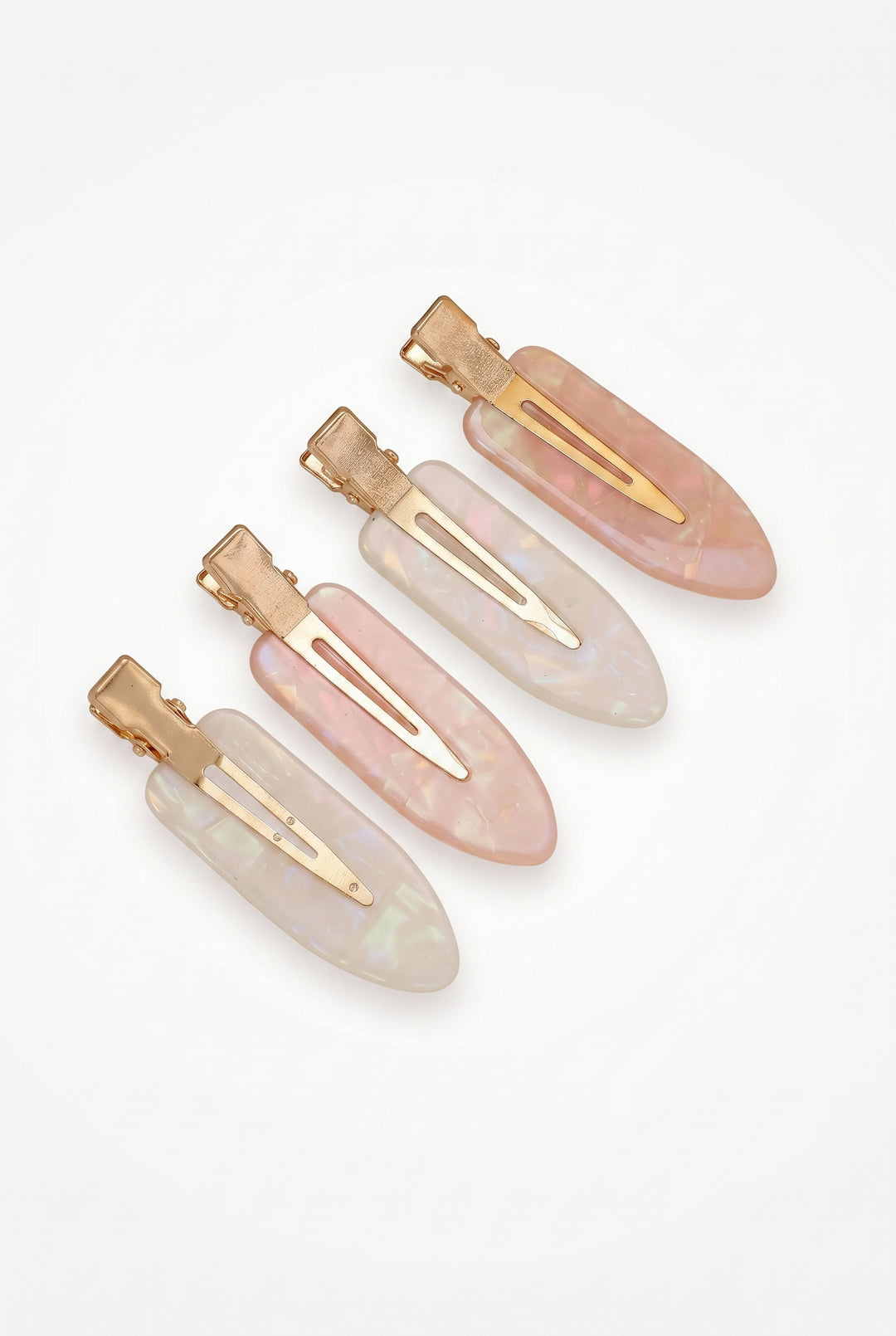 Glossy Snap Hair Clip Set