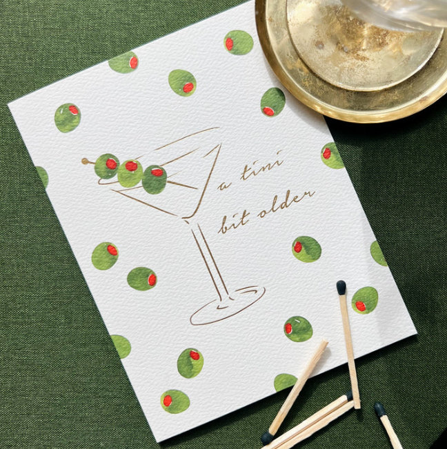 A Tini Bit Older Birthday Greeting Card