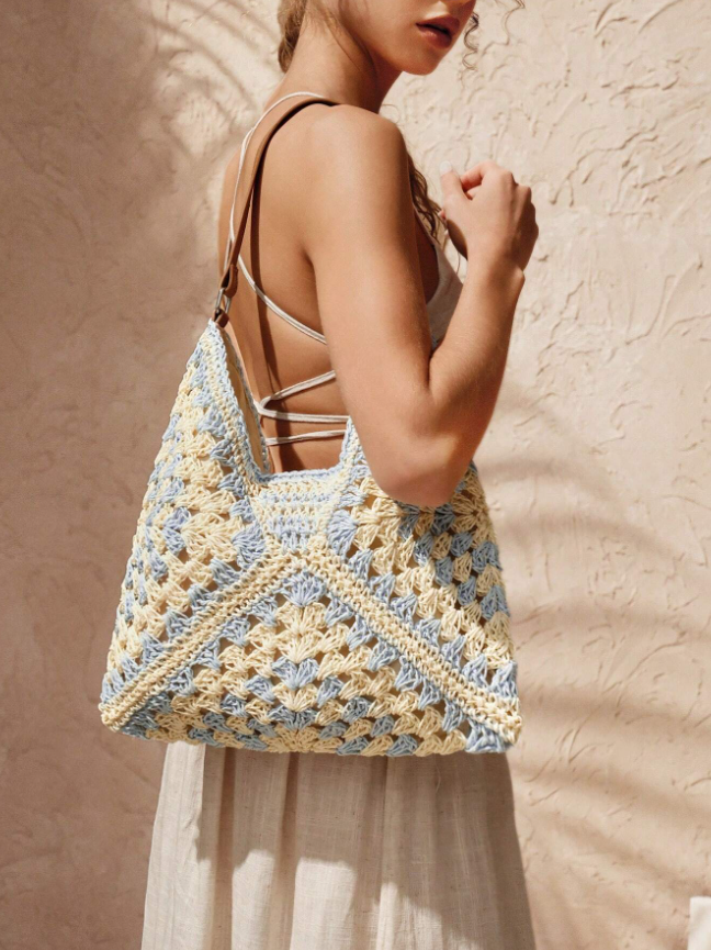 Full of Sunshine Woven Straw Shoulder Bag