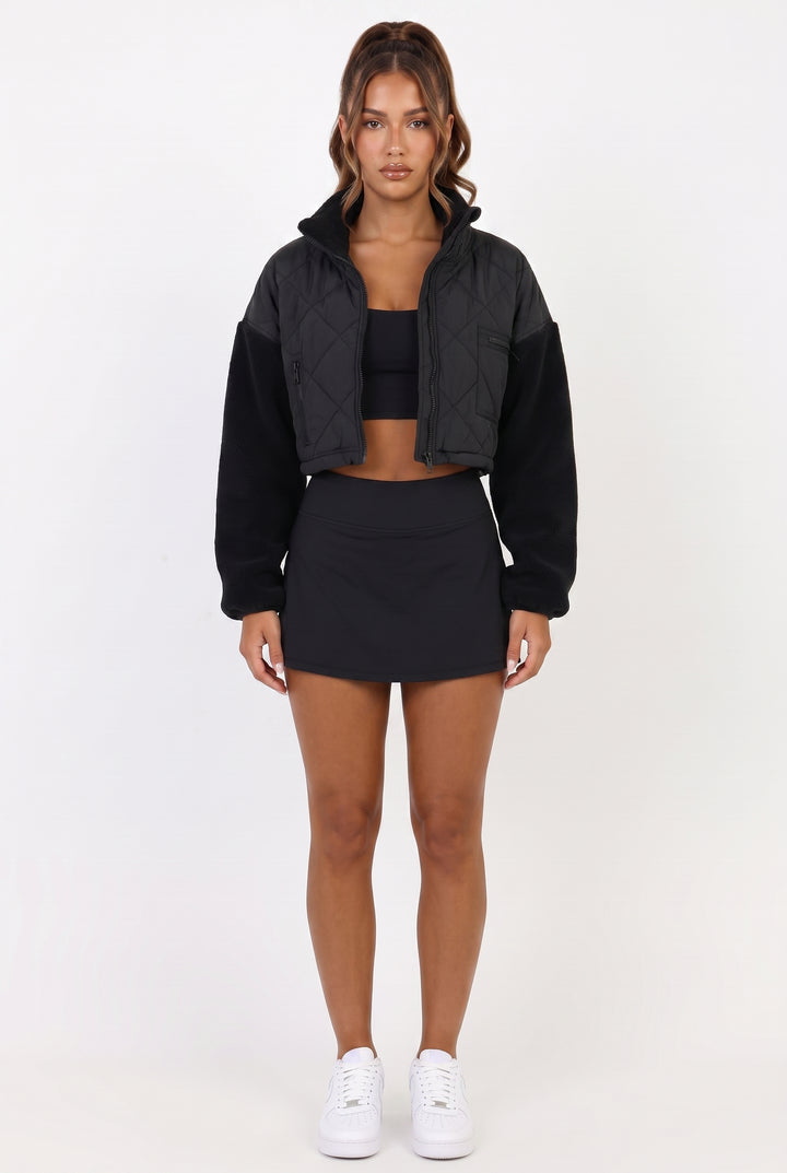 Jetset Quilted Crop Jacket