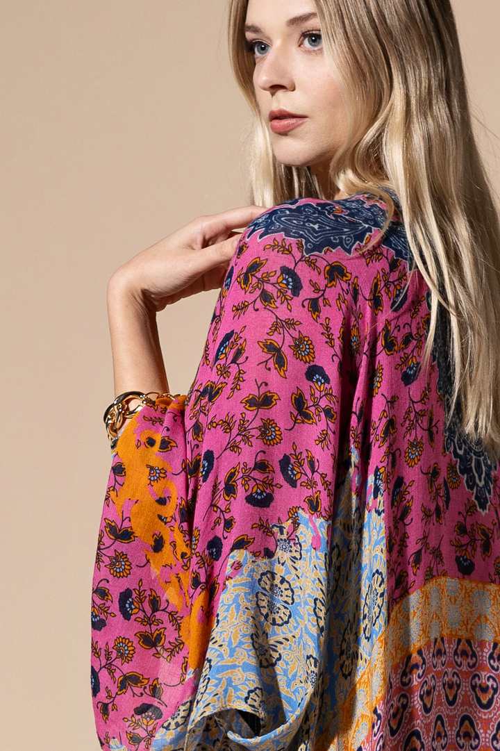 Antonella Printed Duster Kimono