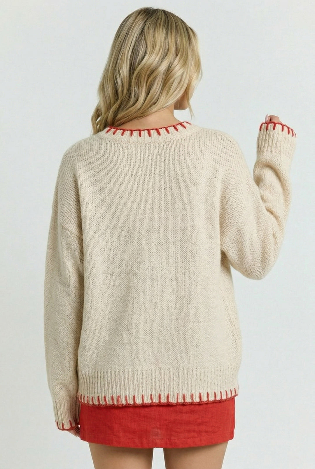 Lobster Knit Pullover Sweater