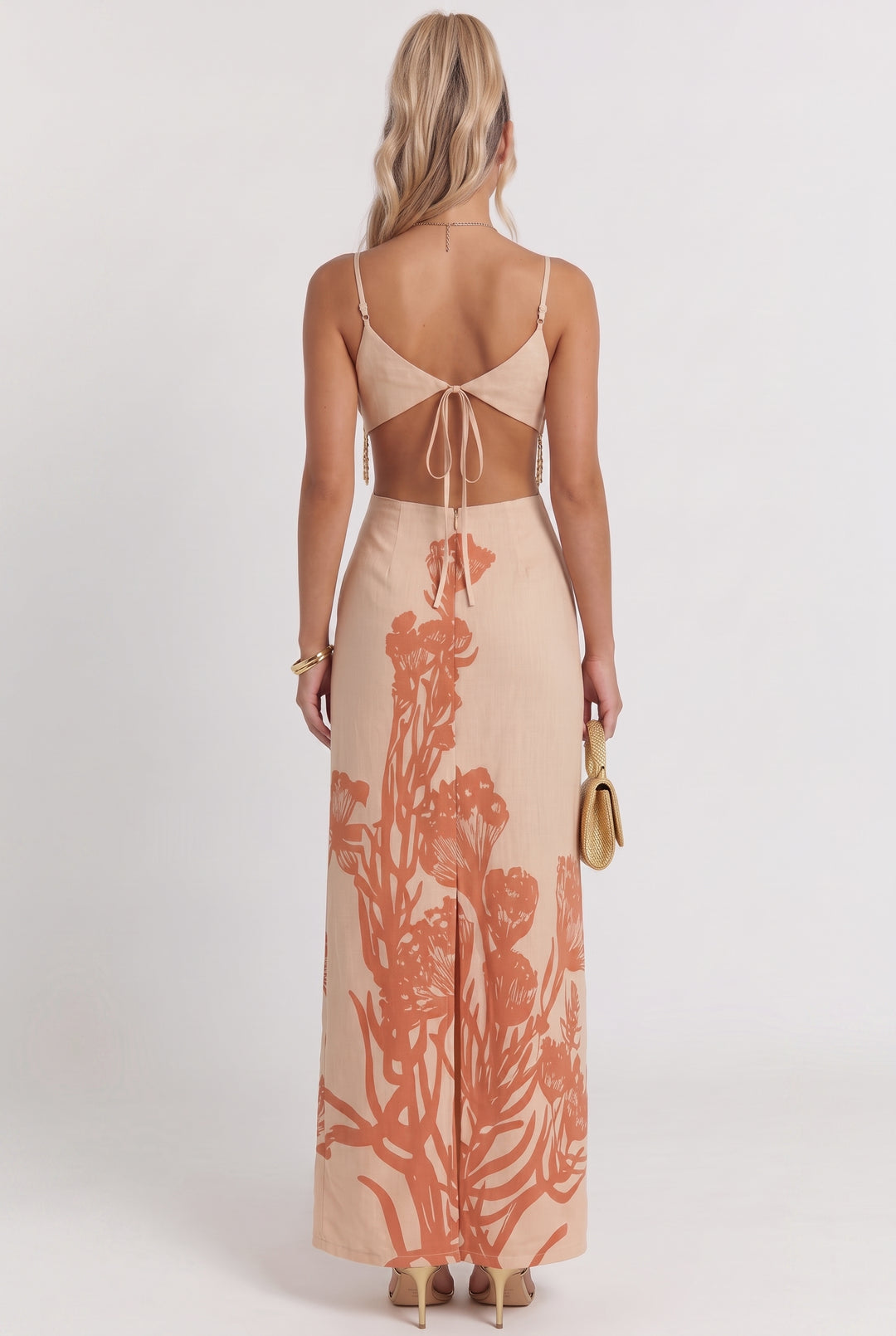 Terracotta Sunset Maxi Dress