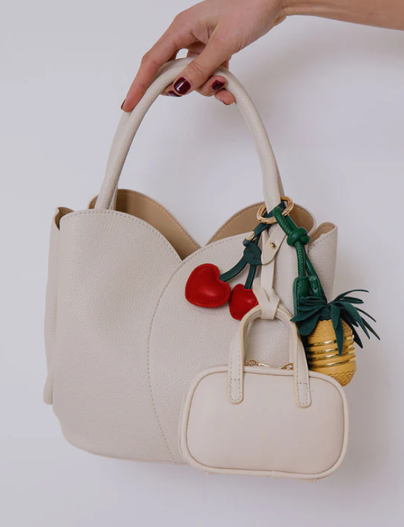 Melie Bianco Tulip Top-Handle Crossbody Tote