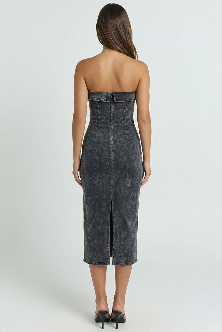 Mineral Muse Strapless Midi Dress