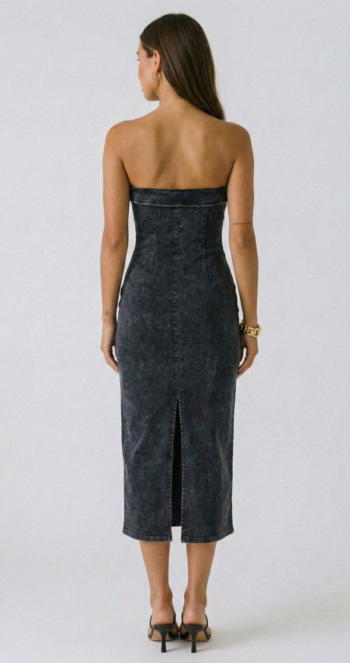 Mineral Muse Strapless Midi Dress