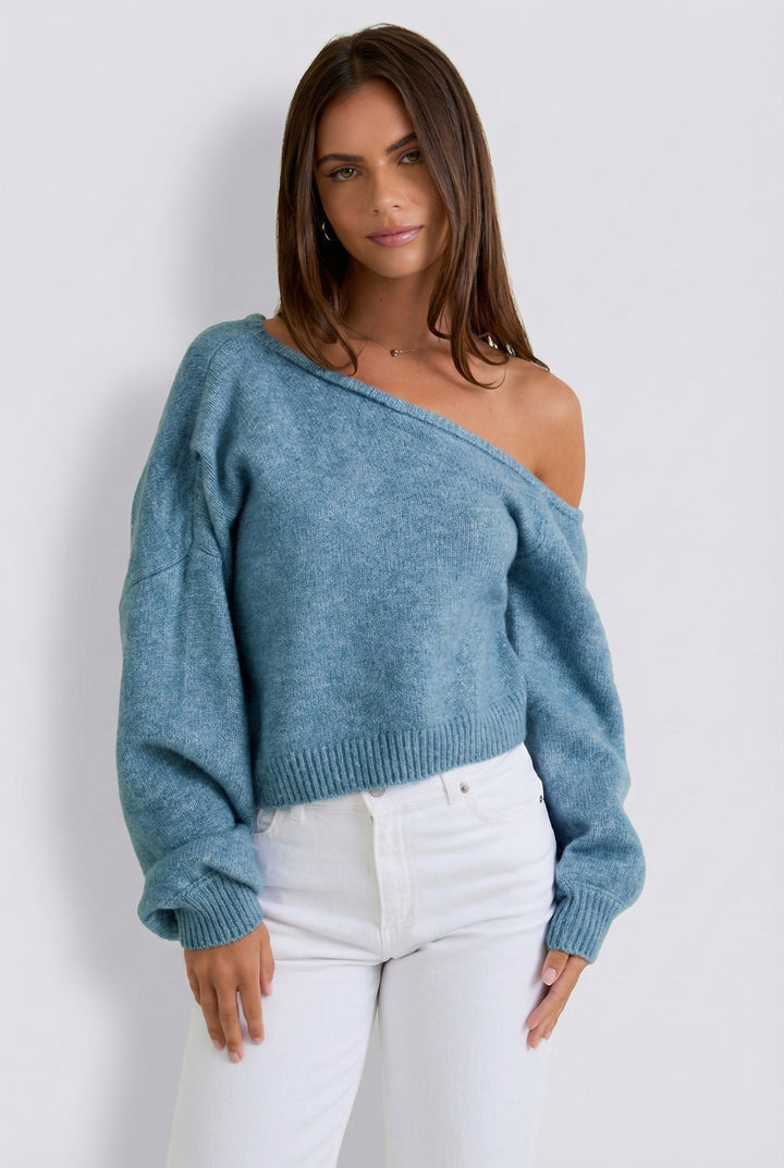 Off Cue Knit Sweater