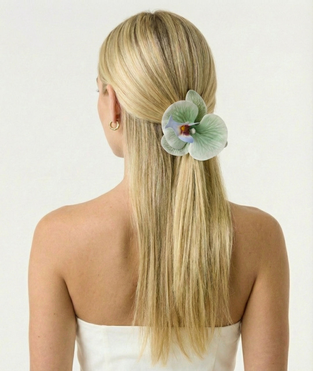 Orchid Bloom Hair Clip